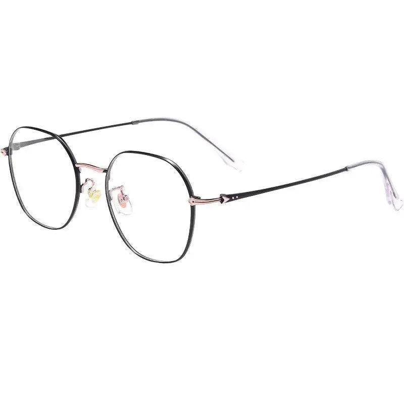 Unisex Oval Full Rim Alloy Prescription Glasses 53059 — view 8 | Rx Spectacle