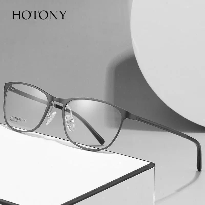 Unisex Square Full Rim Alloy Prescription Glasses 6290 — view 2 | Rx Spectacle