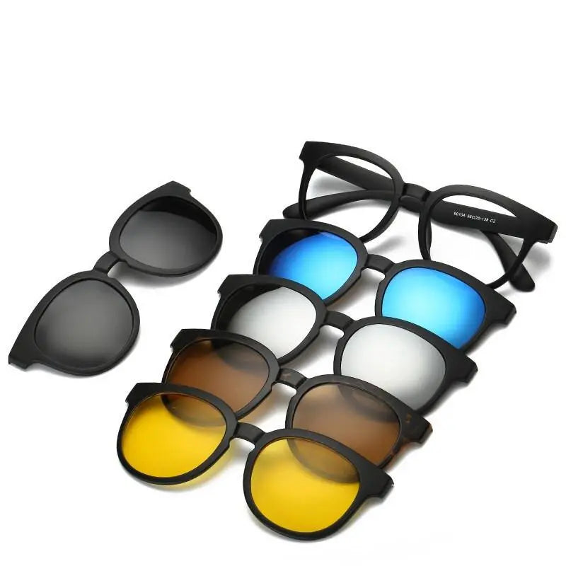 Unisex Full Rim Acetate Clip-On Prescription Glasses 1 — view 13 | Rx Spectacle