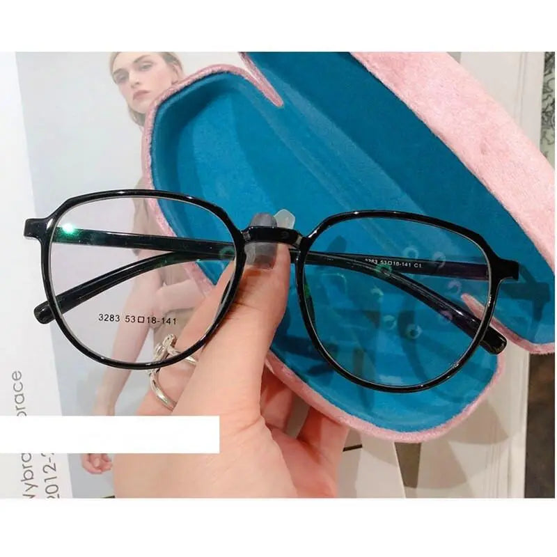 Women's Round Full Rim Resin Prescription Glasses 3283 — view 6 | Rx Spectacle