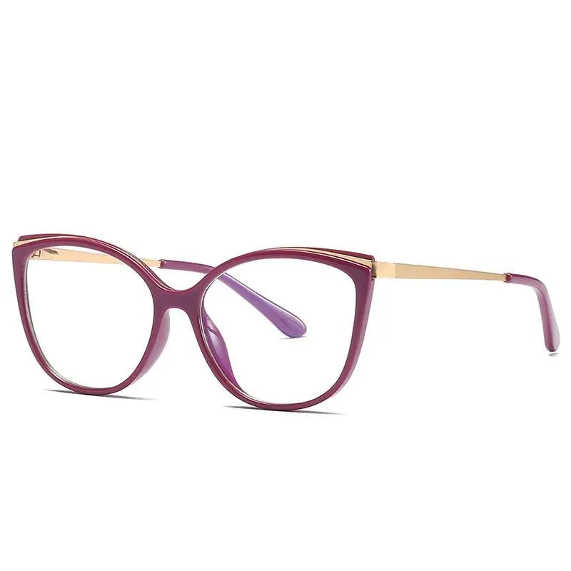 Women's Cat Eye Full Rim Acetate Prescription Glasses 2052 — view 11 | Rx Spectacle