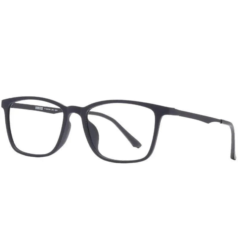 Men's Square Full Rim Titanium Prescription Glasses Y8808 — view 5 | Rx Spectacle