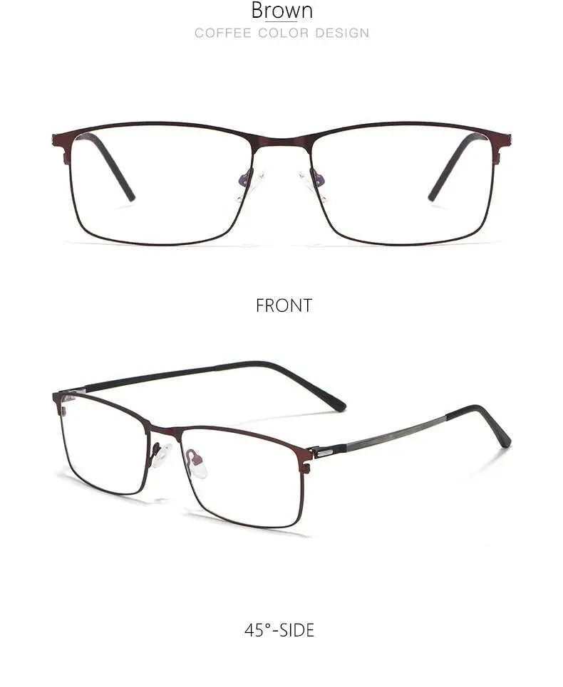 Men's Full Rim Alloy Prescription Glasses P9847 — view 16 | Rx Spectacle