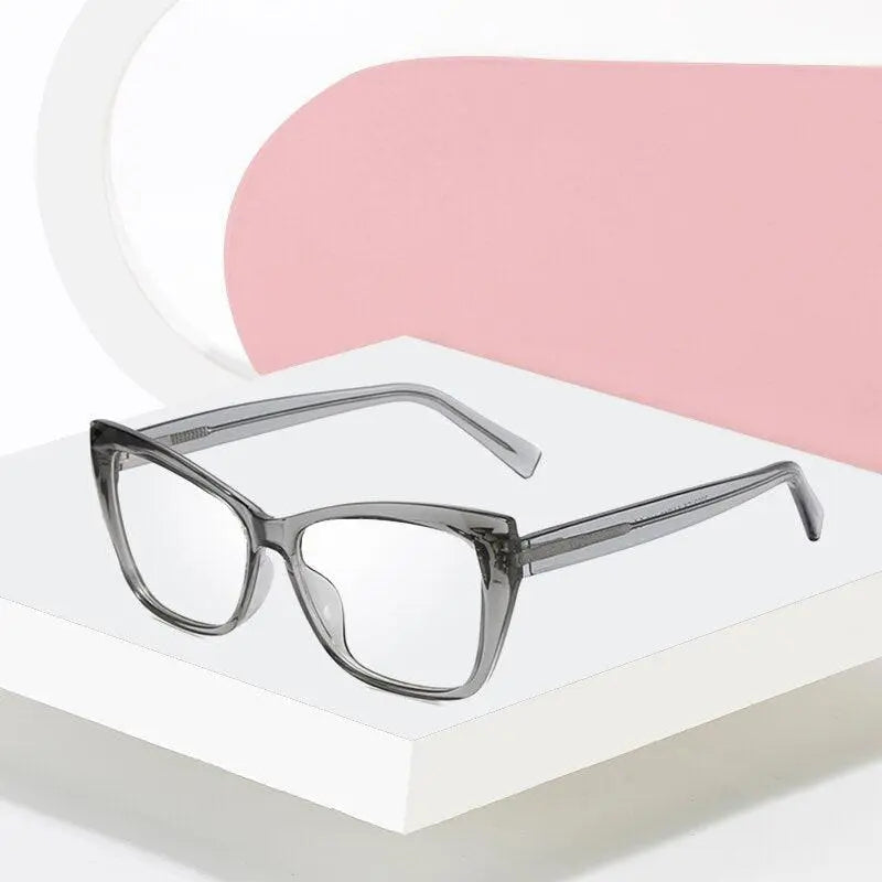 Women's Cat Eye Full Rim Acetate Prescription Glasses 2002 — view 1 | Rx Spectacle