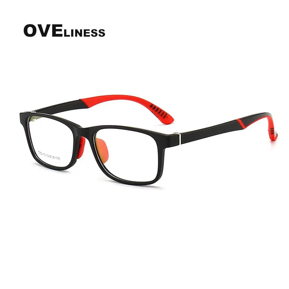 Unisex Square Full Rim Titanium Prescription Glasses Oltrd12p — view 13 | Rx Spectacle
