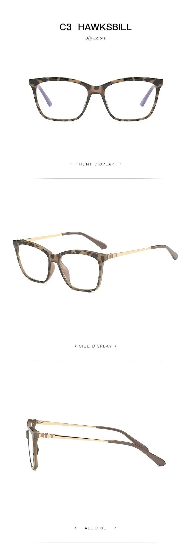 Women's Round Full Rim TR90 Prescription Glasses 2060 — view 19 | Rx Spectacle