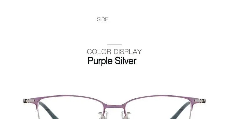 Women's Full Rim Titanium Prescription Glasses 86061 — view 25 | Rx Spectacle