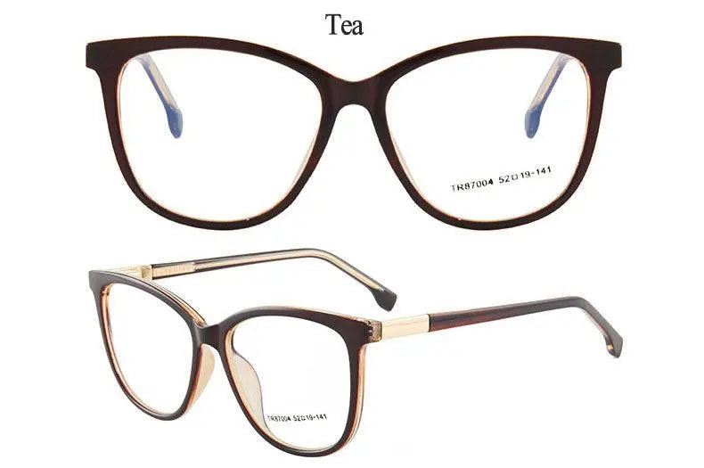 Cat Eye Full Rim TR90 Prescription Glasses 7004 — view 20 | Rx Spectacle