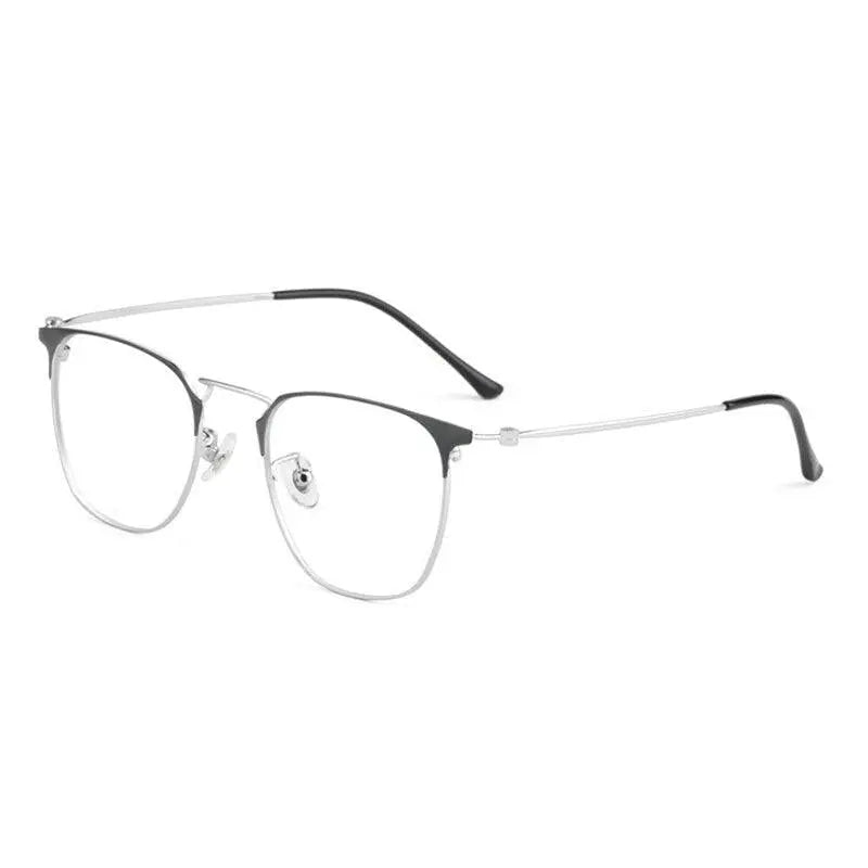 Unisex Round Full Rim Alloy Prescription Glasses 88006 — view 9 | Rx Spectacle
