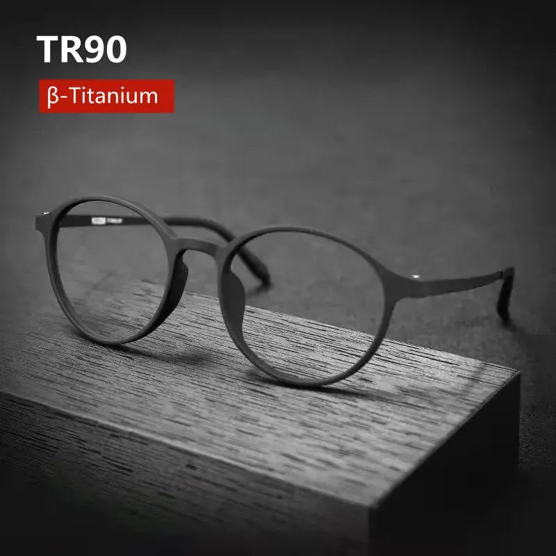 Unisex Irregular Full Rim Titanium Prescription Glasses 1935 — view 1 | Rx Spectacle