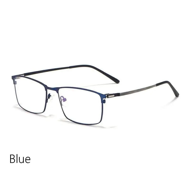 Men's Full Rim Alloy Prescription Glasses P9847 — view 6 | Rx Spectacle