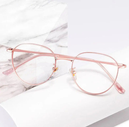 Unisex Polygon Full Rim Titanium Prescription Glasses 80047 — view 1 | Rx Spectacle