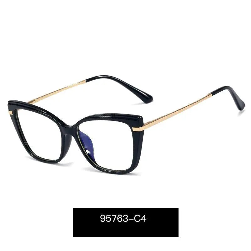 Women's Square Full Rim TR90 Prescription Glasses 95763 — view 11 | Rx Spectacle