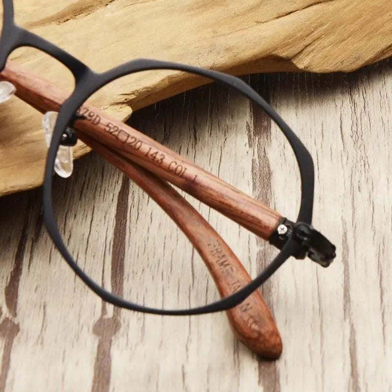 Unisex Round Full Rim Acetate Prescription Glasses 7578d — view 4 | Rx Spectacle