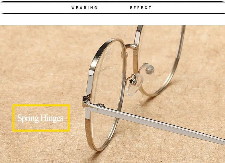 Women's Cat Eye Full Rim Alloy Prescription Glasses 3449 — view 18 | Rx Spectacle