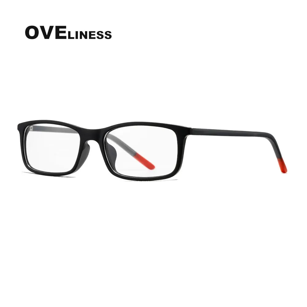 Women's Square Full Rim Titanium Prescription Glasses 72524 — view 3 | Rx Spectacle