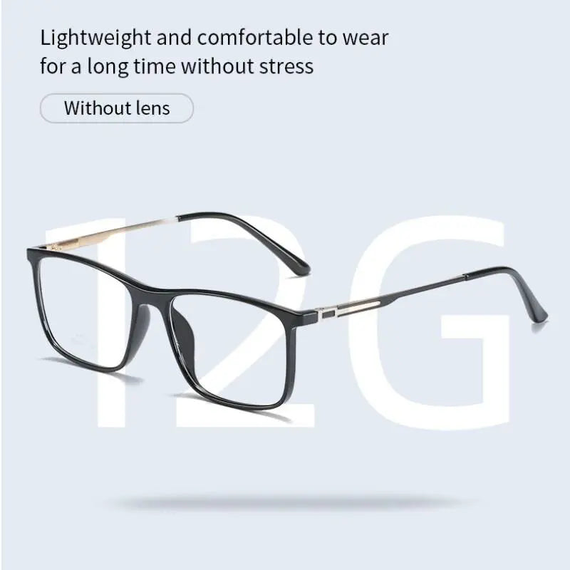 Men's Square Full Rim TR90 Prescription Glasses 8719 — view 11 | Rx Spectacle