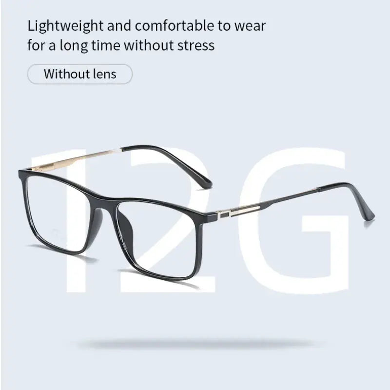 Unisex Square Full Rim TR90 Prescription Glasses 8719 — view 2 | Rx Spectacle