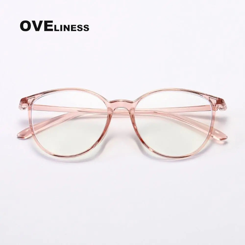 Unisex Round Full Rim Titanium Prescription Glasses 8075 — view 4 | Rx Spectacle