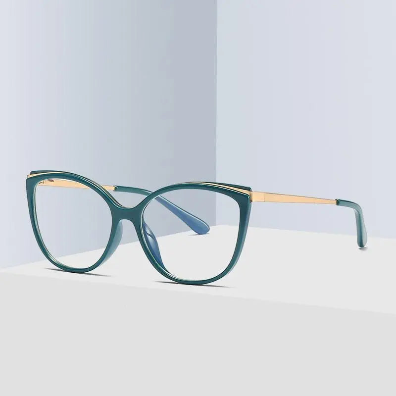 Women's Cat Eye Full Rim Acetate Prescription Glasses 2052 — view 12 | Rx Spectacle