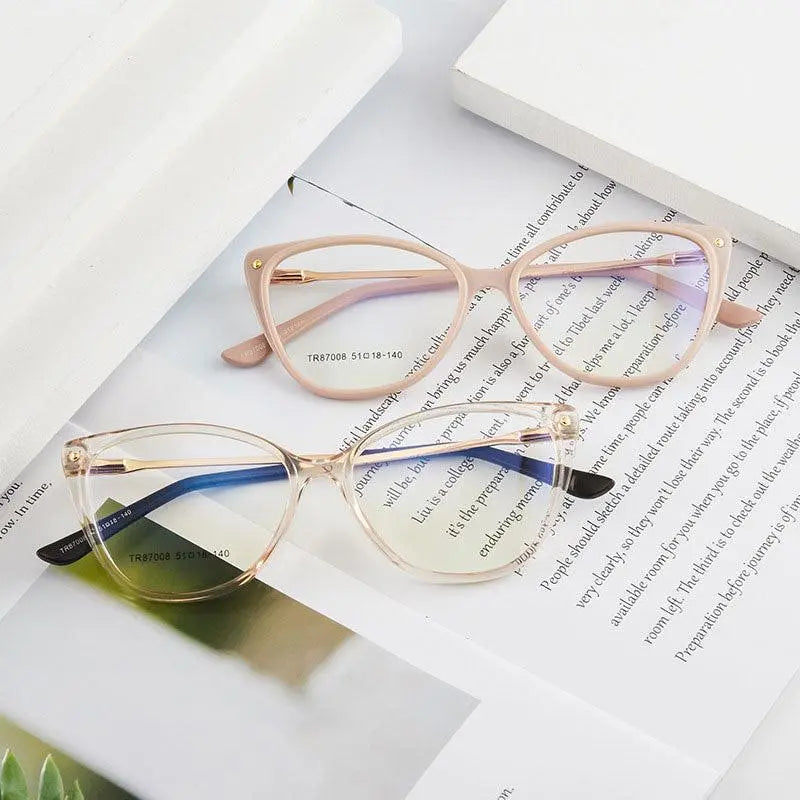 Cat Eye Full Rim TR90 Prescription Glasses 7008 — view 1 | Rx Spectacle