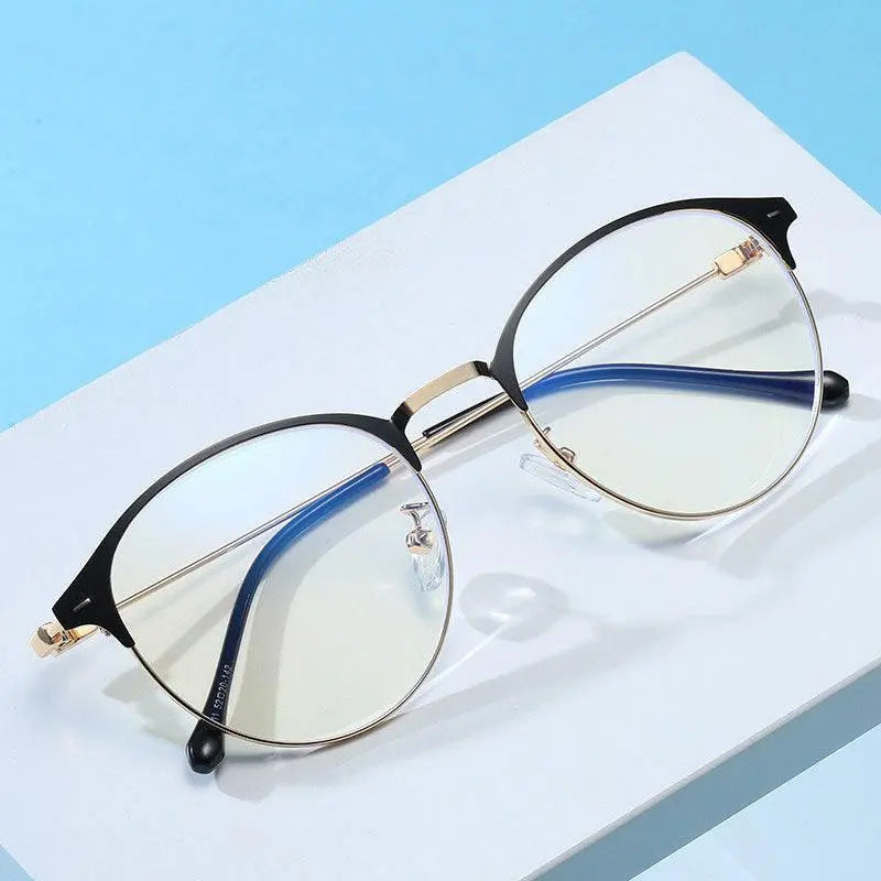 Unisex Round Full Rim Acetate Prescription Glasses Zy9811 — view 1 | Rx Spectacle