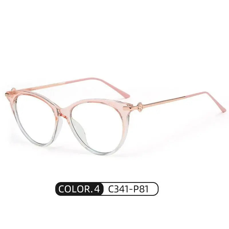 Women's Cat Eye Full Rim TR90 Prescription Glasses Tr2335 — view 10 | Rx Spectacle