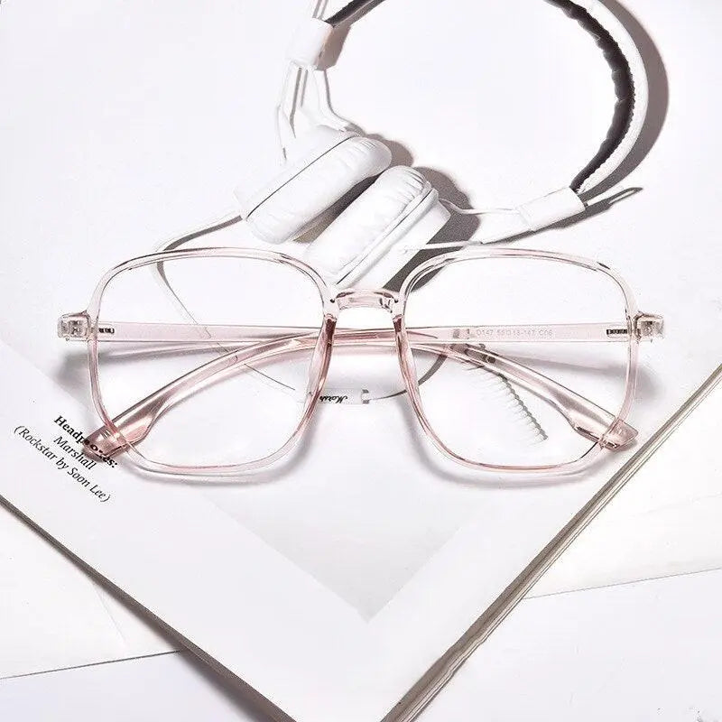 Unisex Polygon Full Rim Acetate Prescription Glasses D147 — view 3 | Rx Spectacle