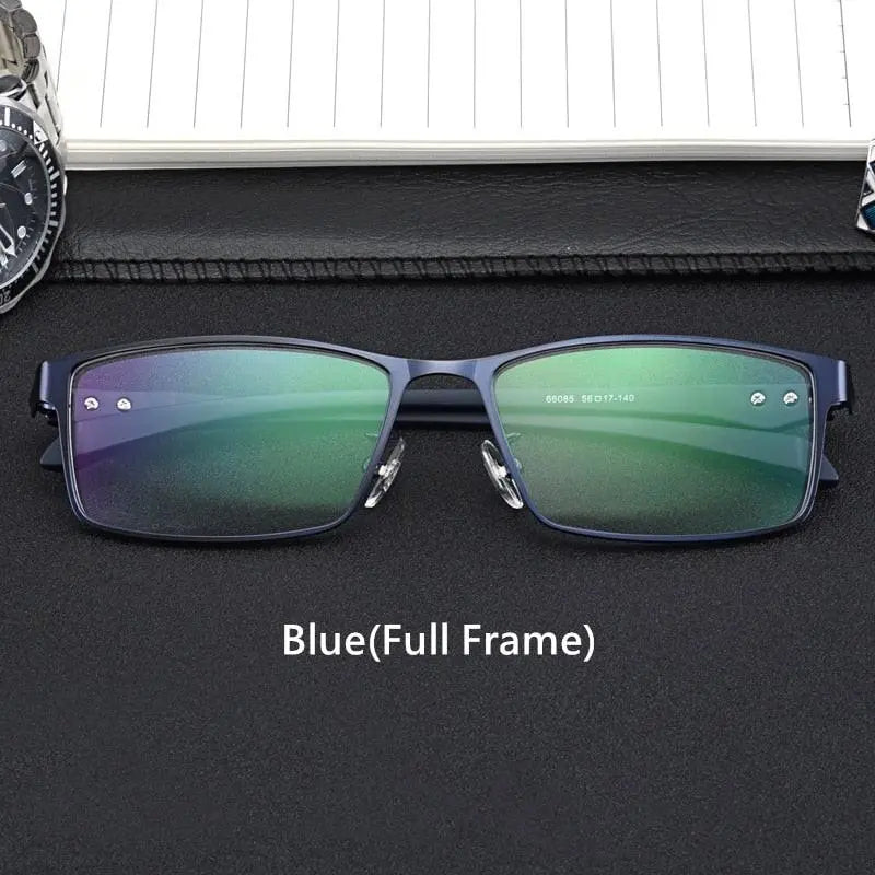 Men's Full Rim Alloy Prescription Glasses 66071/66085 — view 9 | Rx Spectacle