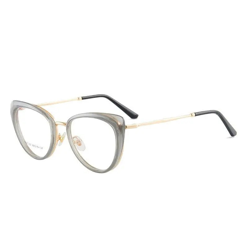 Women's Cat Eye Full Rim TR90 Prescription Glasses 7007 — view 10 | Rx Spectacle