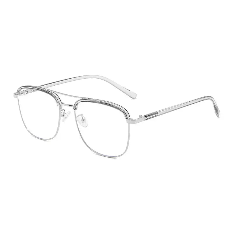 Women's Square Full Rim TR90 Double Bridge Prescription Glasses 81872 — view 3 | Rx Spectacle