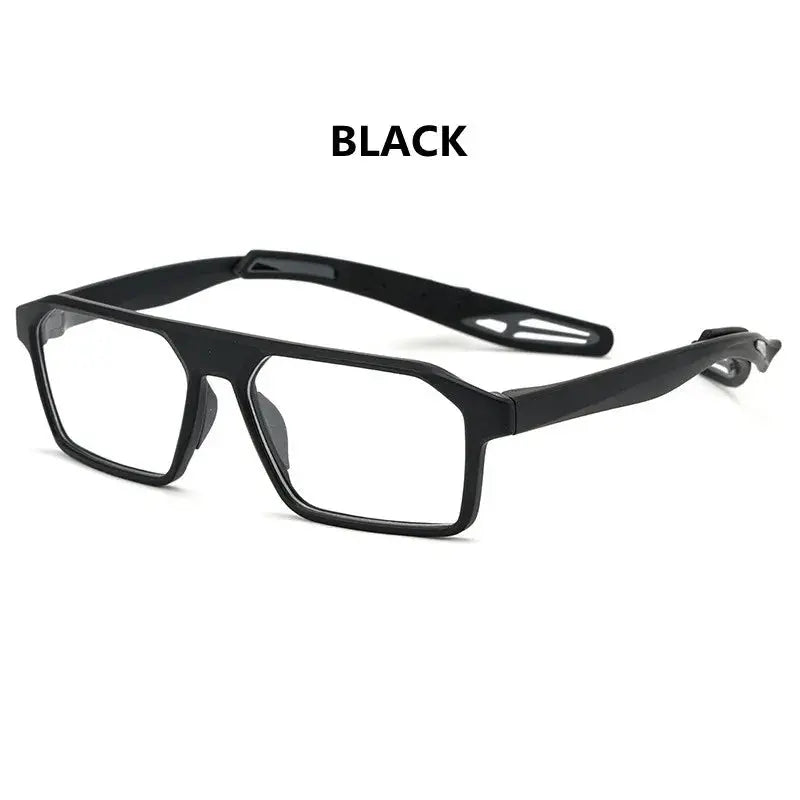Unisex Square Full Rim TR90 Sports Glasses 1218 — view 7 | Rx Spectacle