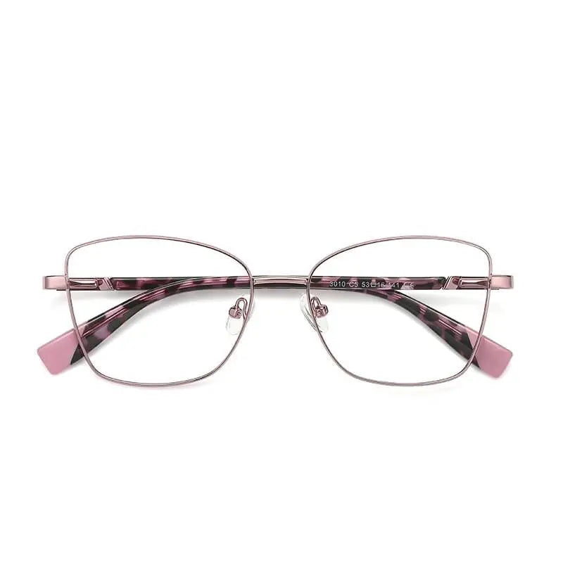Unisex Square Full Rim Alloy Prescription Glasses 3010 — view 9 | Rx Spectacle