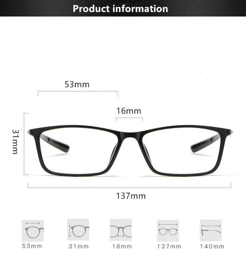 Men's Full Rim Prescription Glasses H0017 — view 9 | Rx Spectacle