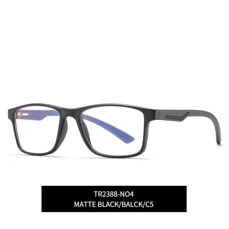 Men's Square Full Rim TR90 Prescription Glasses 2388 — view 9 | Rx Spectacle