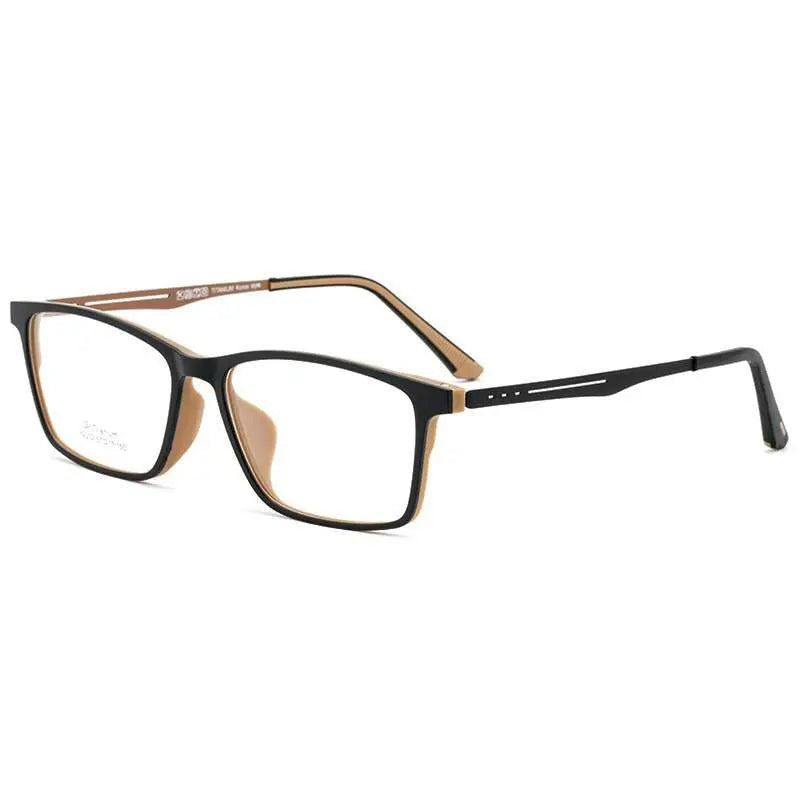 Men's Square Full Rim Titanium Prescription Glasses Y2012 — view 11 | Rx Spectacle