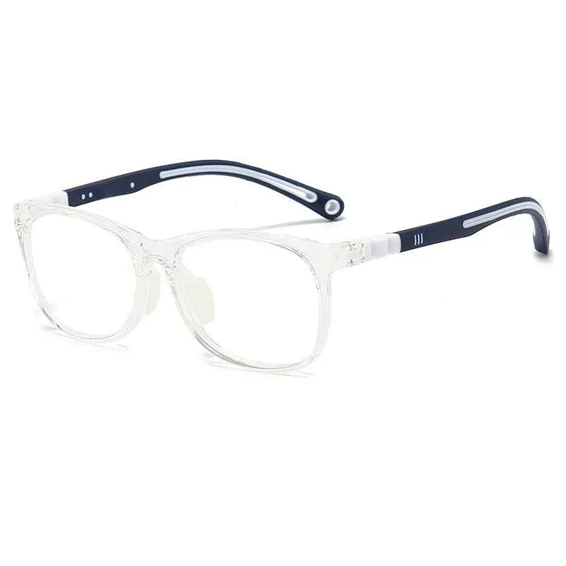 Unisex Square Full Rim Titanium Prescription Glasses Trd105 — view 10 | Rx Spectacle