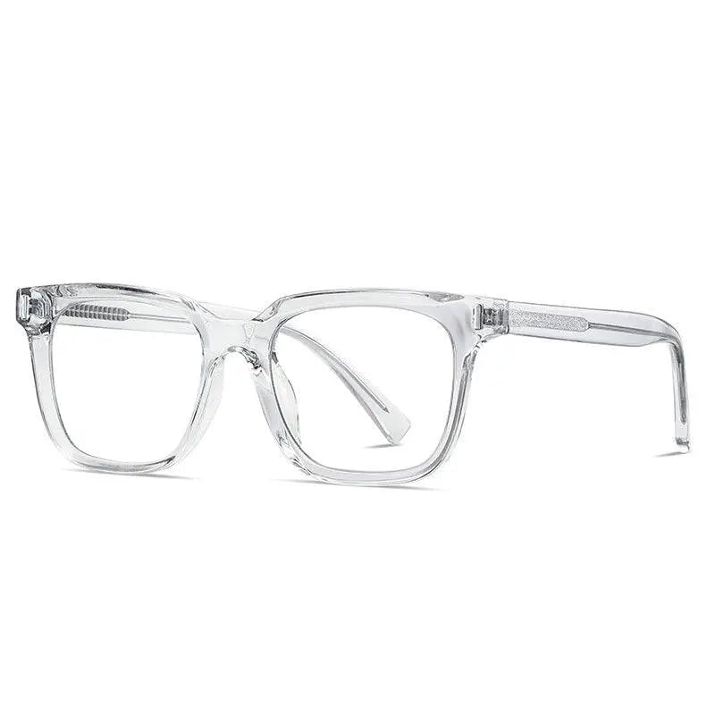 Unisex Square Full Rim Titanium Prescription Glasses 2091 — view 6 | Rx Spectacle
