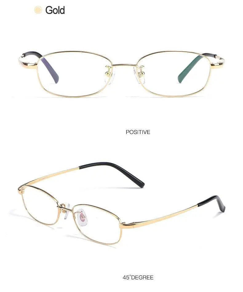 Men's Full Rim Titanium Prescription Glasses 10196 — view 14 | Rx Spectacle