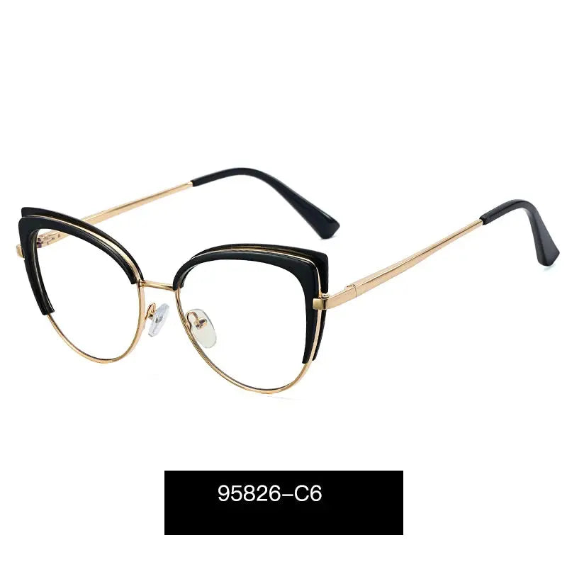 Women's Cat Eye Full Rim TR90 Prescription Glasses 958264 — view 4 | Rx Spectacle
