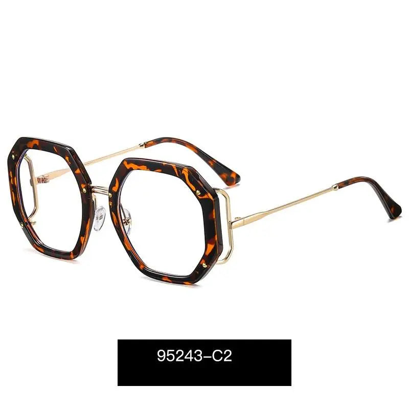 Women's Polygon Full Rim TR90 Prescription Glasses 95243 — view 10 | Rx Spectacle