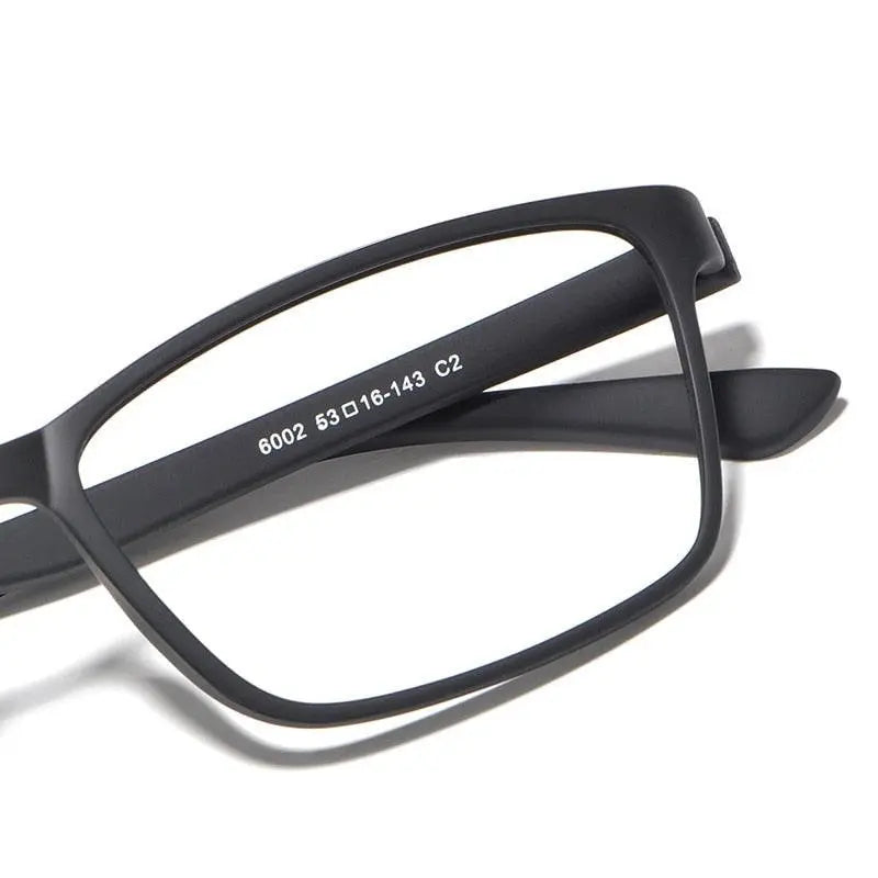 Unisex Square Full Rim Ultem Prescription Glasses 6002 — view 5 | Rx Spectacle