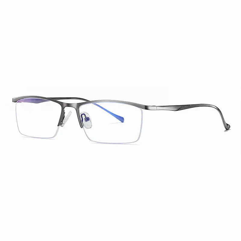 Women's Browline Semi-Rimless Alloy Prescription Glasses 591063 — view 5 | Rx Spectacle