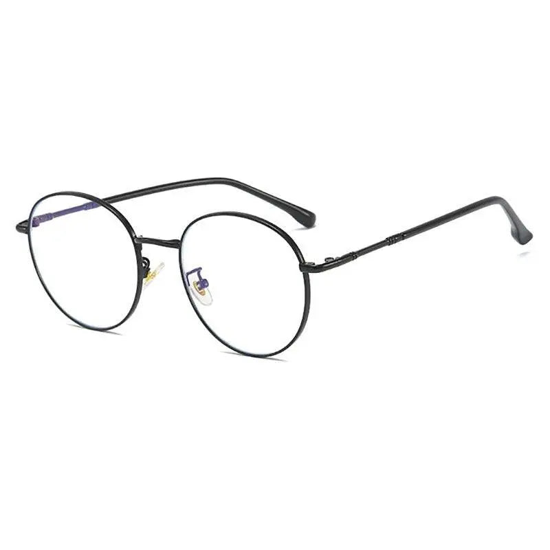 Unisex Round Full Rim Alloy Prescription Glasses 61099 — view 4 | Rx Spectacle