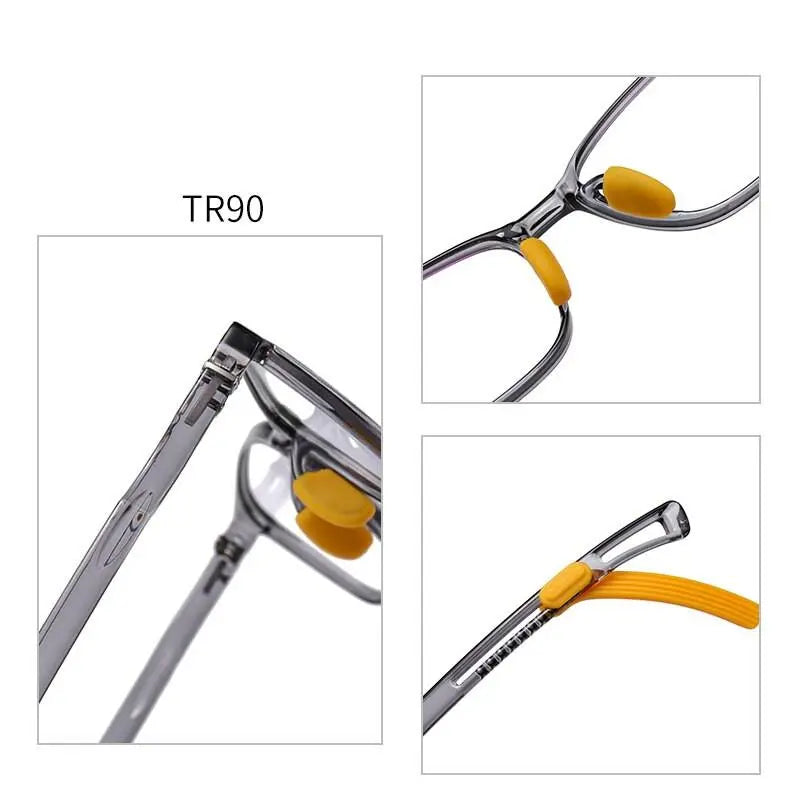 Unisex Square Full Rim TR90 Prescription Glasses 5109 — view 3 | Rx Spectacle