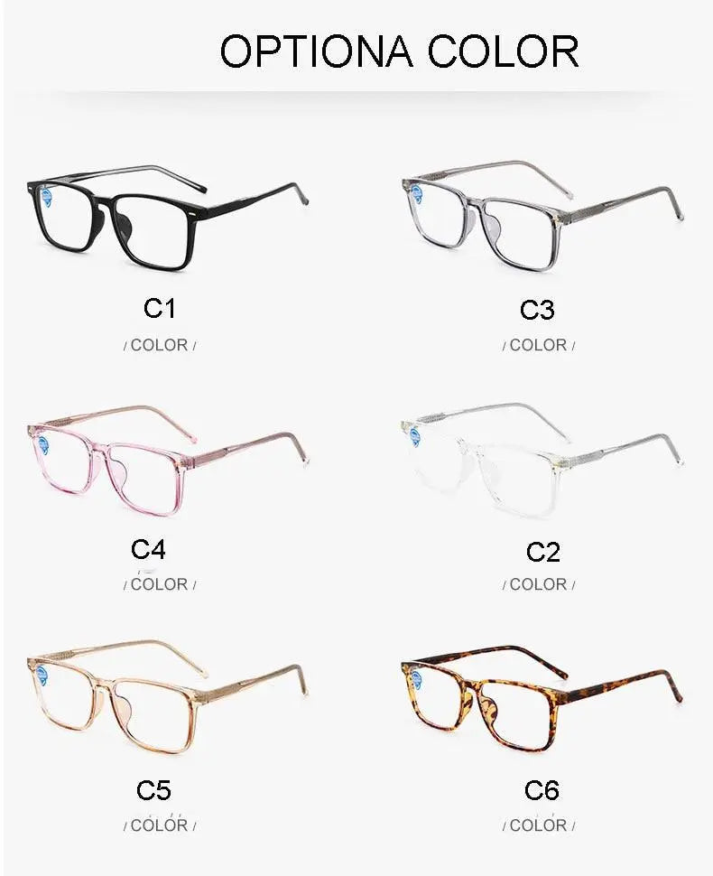 Unisex Square Full Rim TR90 Prescription Glasses 8839 — view 13 | Rx Spectacle
