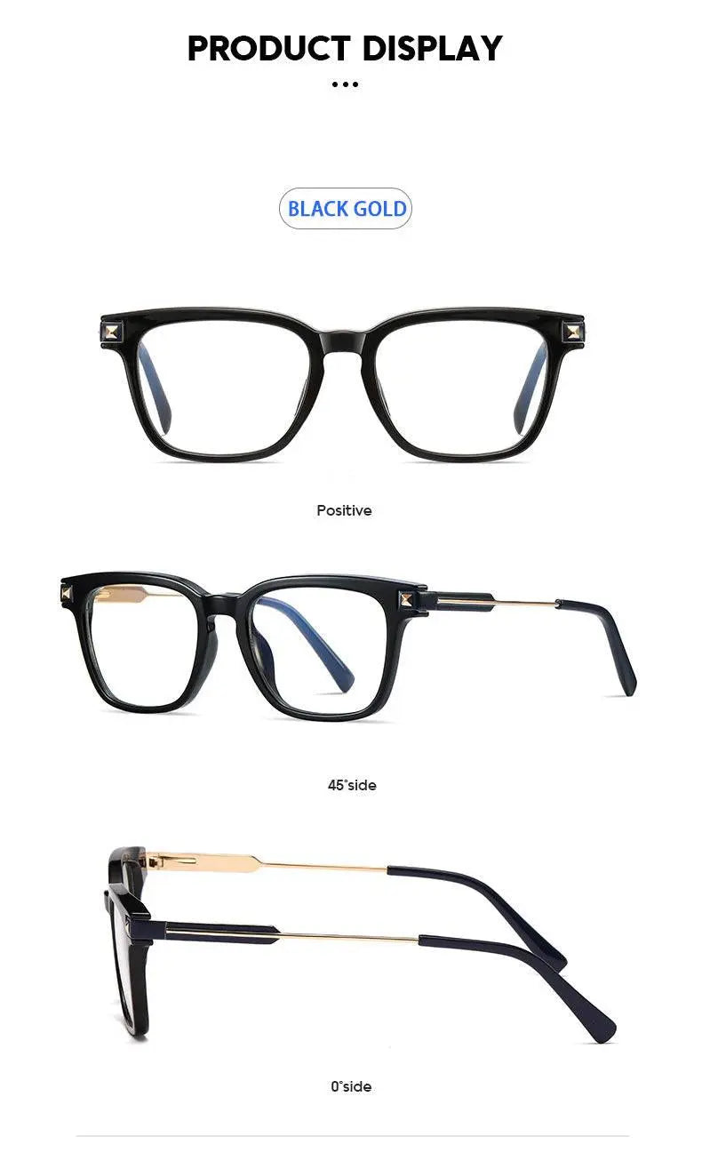 Unisex Square Full Rim TR90 Prescription Glasses 2068 — view 13 | Rx Spectacle