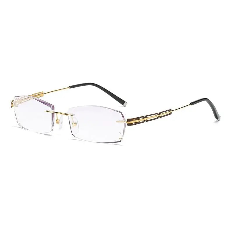 Unisex Rimless Titanium Prescription Glasses 2937 — view 7 | Rx Spectacle