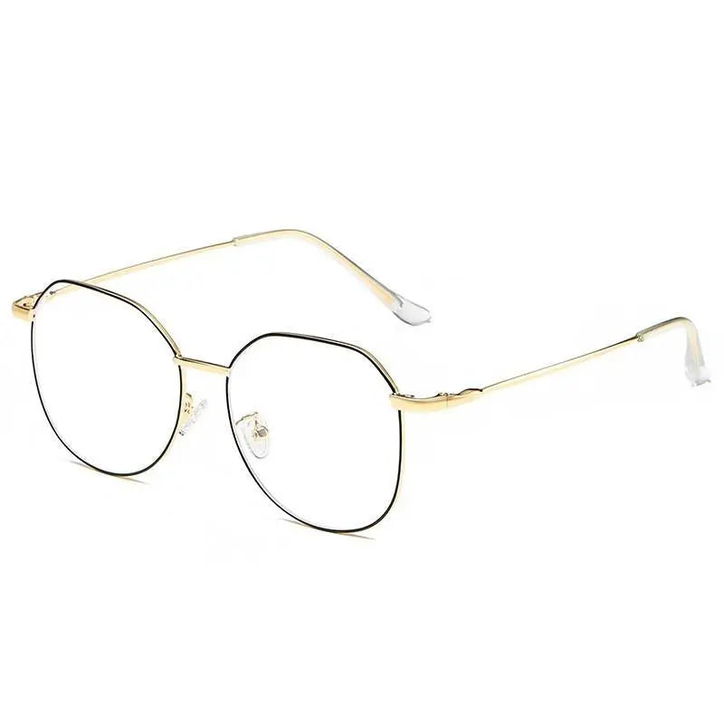 Unisex Polygon Full Rim Alloy Prescription Glasses Zy9038 — view 5 | Rx Spectacle