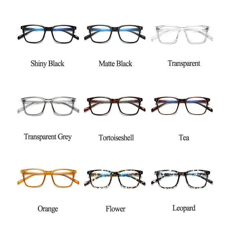 Unisex Square Full Rim TR90 Prescription Glasses 6328 — view 16 | Rx Spectacle